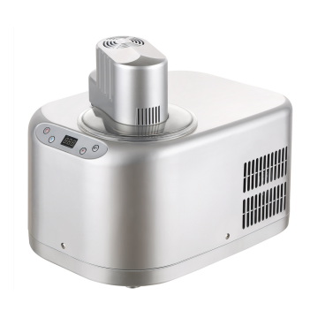 シルバーホワイトアイスクリームマシン